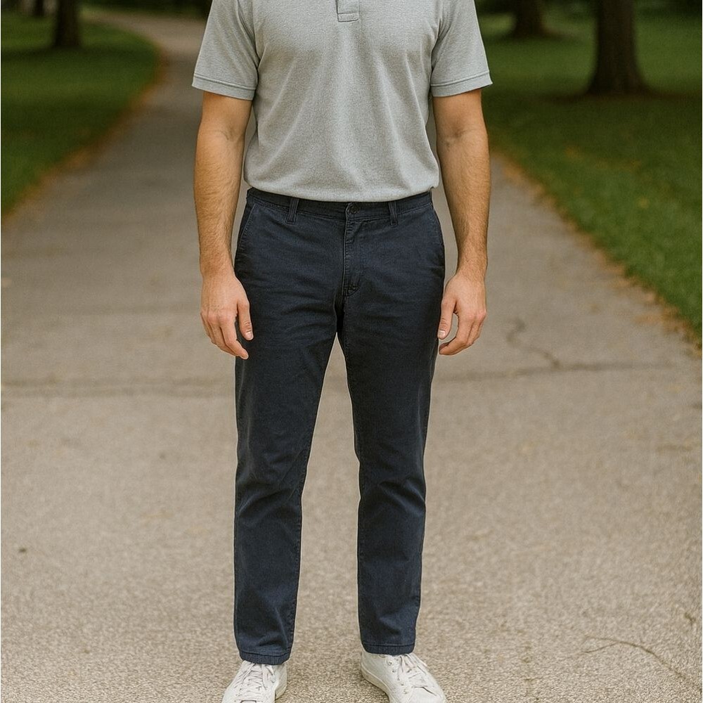 Brax Feel Good Blue Pants Men’s 40x34 Classic Straight Preppy Casual *Flaws*